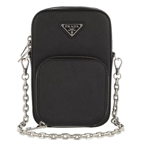 Prada Pocket Crossbody Bag Black Sac à bandoulière