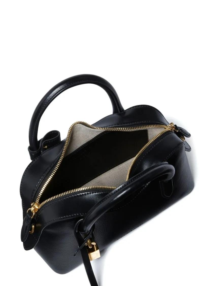 Stella Mccartney Crossbody bags Black Two-Way Zip Bag With Gold-Tone Accents in zwart
