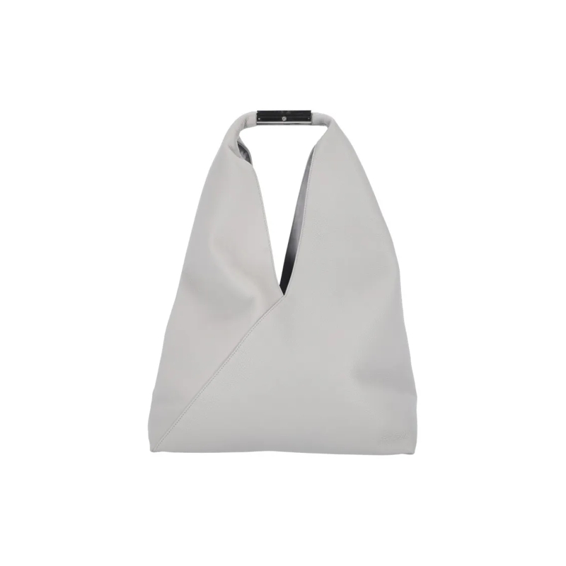 MM6 Maison Margiela Schultertasche Grey Hammered Leather “Japanese” Shoulder Bag Grey