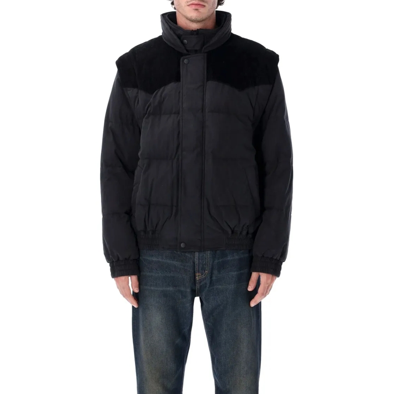 Isabel Marant Daunenjacke Marant Dawson Short Puffer Jacket In Cotton Black