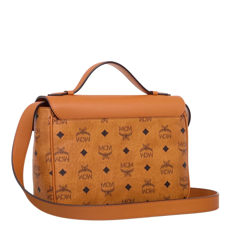 MCM Crossbody Bag Tracy Vi Satchel Sml Co Cognac(Image 3)