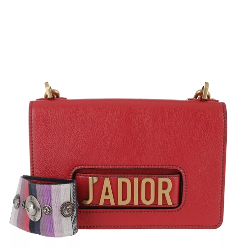 Christian Dior Jadior Medium Bag Goatskin Spicy Red Crossbody Bag