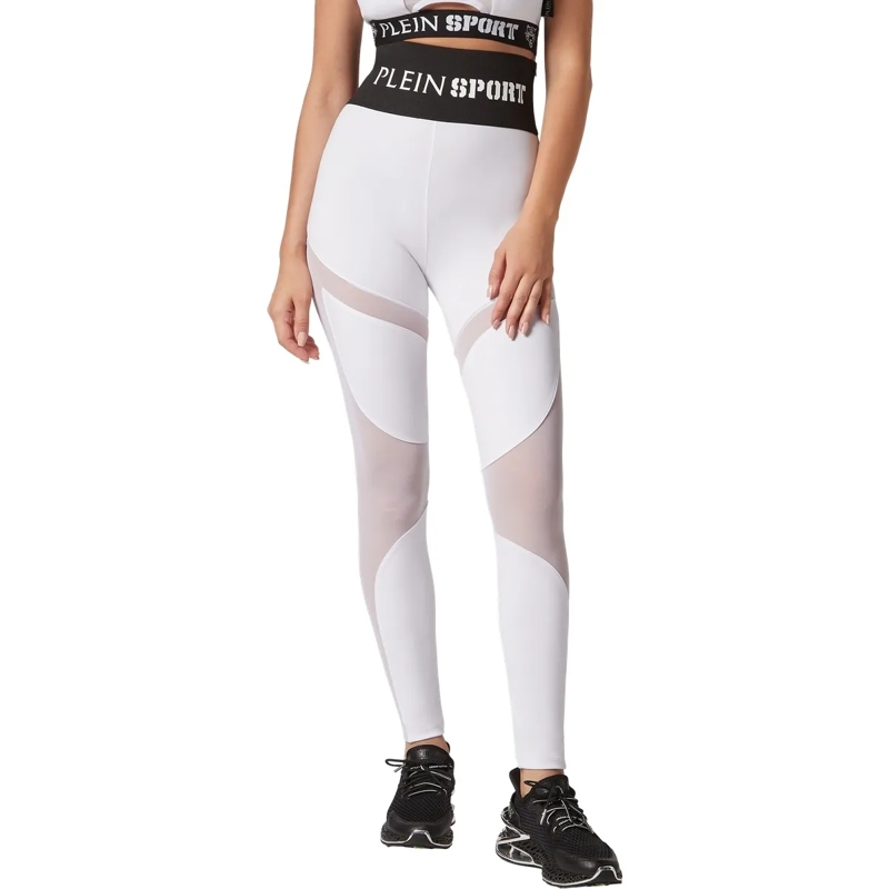 Plein Sport Leggings Leggings Multicut weiss(Image 3)