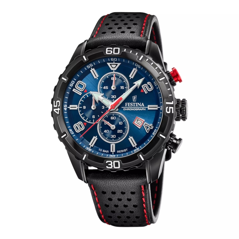 Festina Chronograph Chrono Sport Uhr Blau