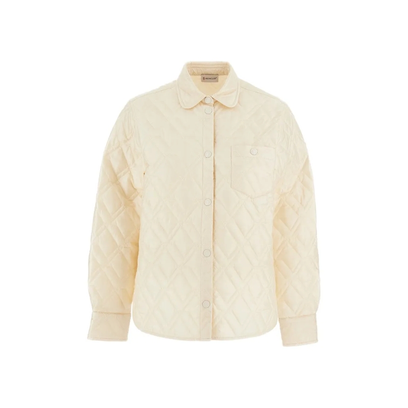 Moncler Übergangsjacke Quilted Shirt Jacket Neutrals