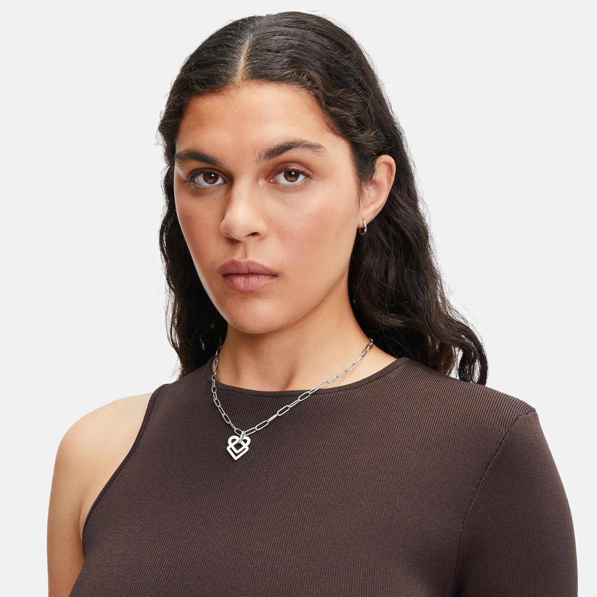 Thumbnail - Liebeskind Berlin Halsketten - Edelstahl Halskette - Gr. unisize - in Lila - für Damen