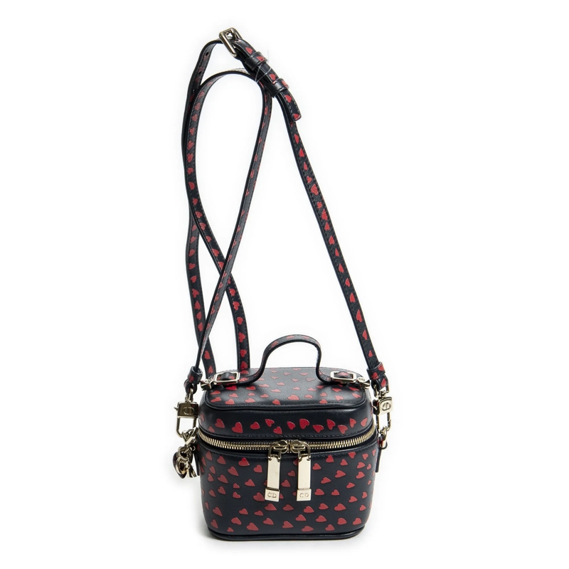 Christian Dior Crossbody Bag Micro Lady Dior Vanity Case marineblau