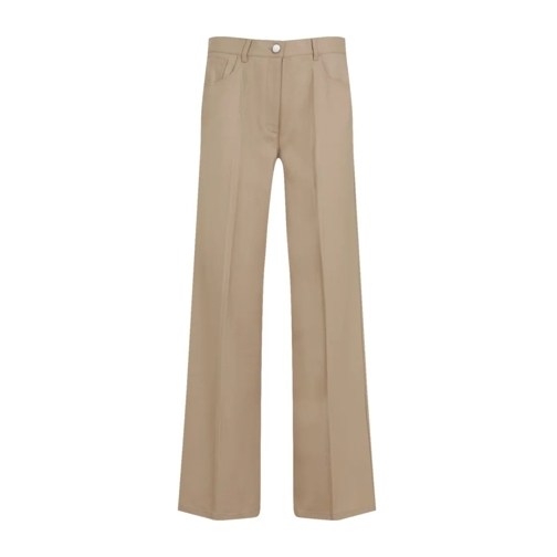 Theory  Camel Brown Wool Pants Neutrals