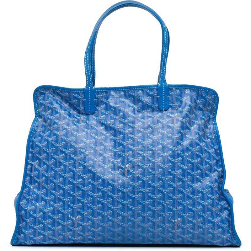 GOYARD Weekender Goyardine Sac Hardy Pet Carrier PM blau