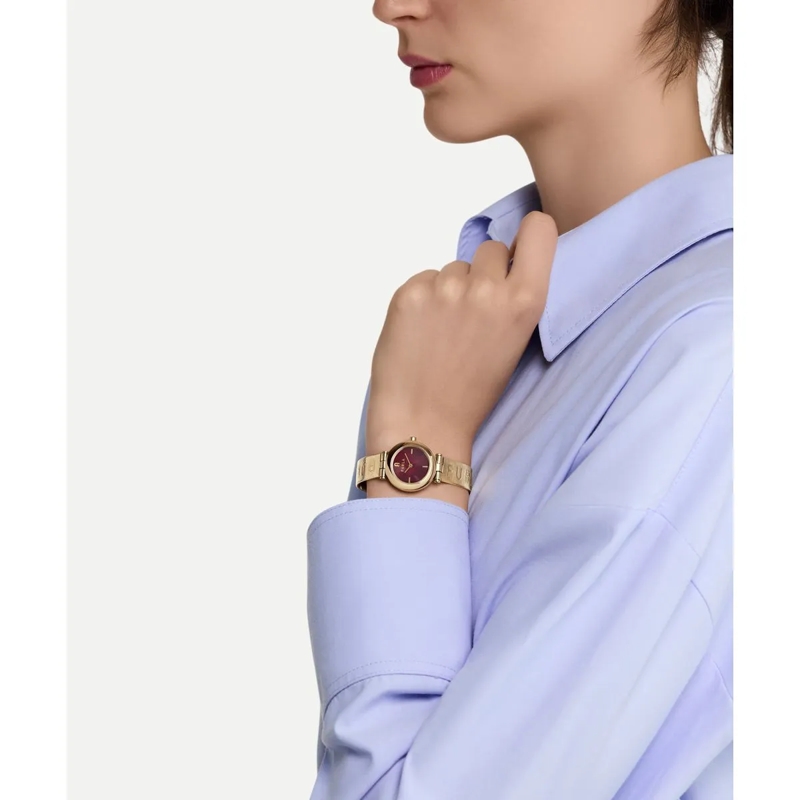 Furla Quarzuhr Quarz-Analoguhr Furla Piuma gold(Image 4)