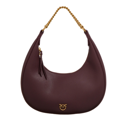 PINKO Brioche Hobo Classic Ciocc. Amaro-Antique Gold Hobo Bag