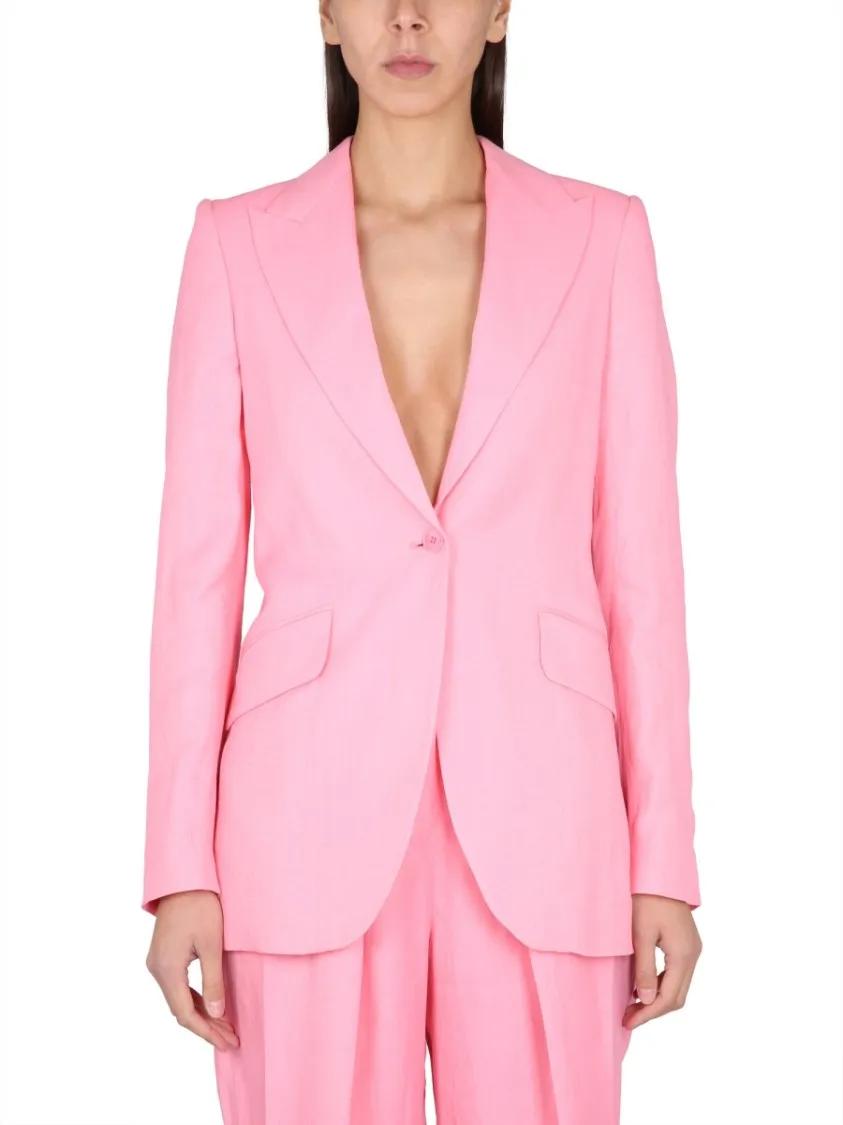 Thumbnail - Stella McCartney - Single-Breasted Blazer - Größe 40 - pink
