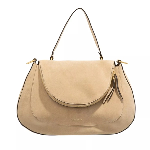 Coccinelle Sole Suede Toasted Satchel