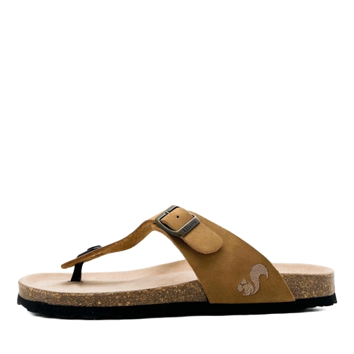 thies Sandale thies 1856 ® Eco Bio Thong Sandal vegan cognac (W/ mehrfarbig