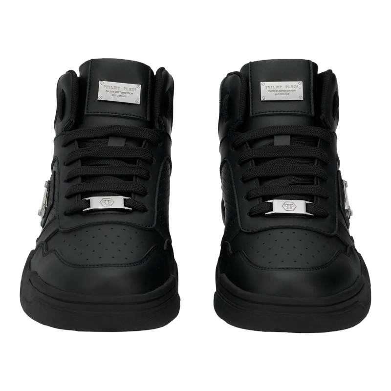 Philipp Plein Low-Top-Sneaker Mid-Top Turnschuhe Street schwarz(Image 2)
