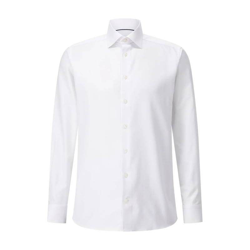 Eton Polo Contemporary-Fit Twillhemd Weiß