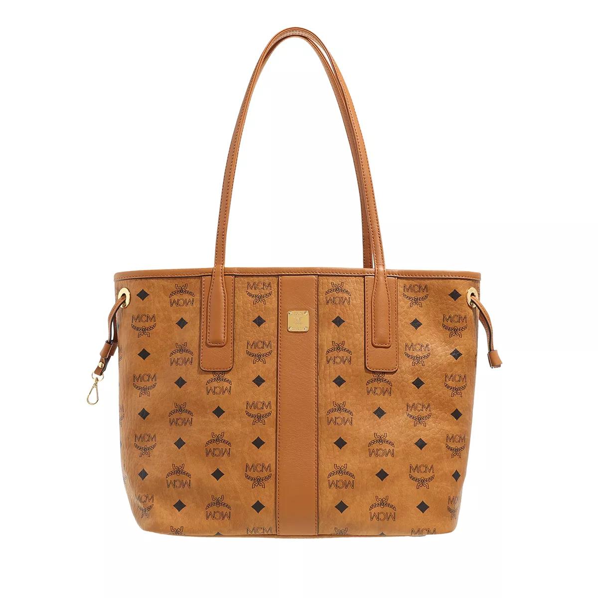 MCM Shopper - Liz Vst Small - Gr. unisize - in Cognacbraun - für Damen