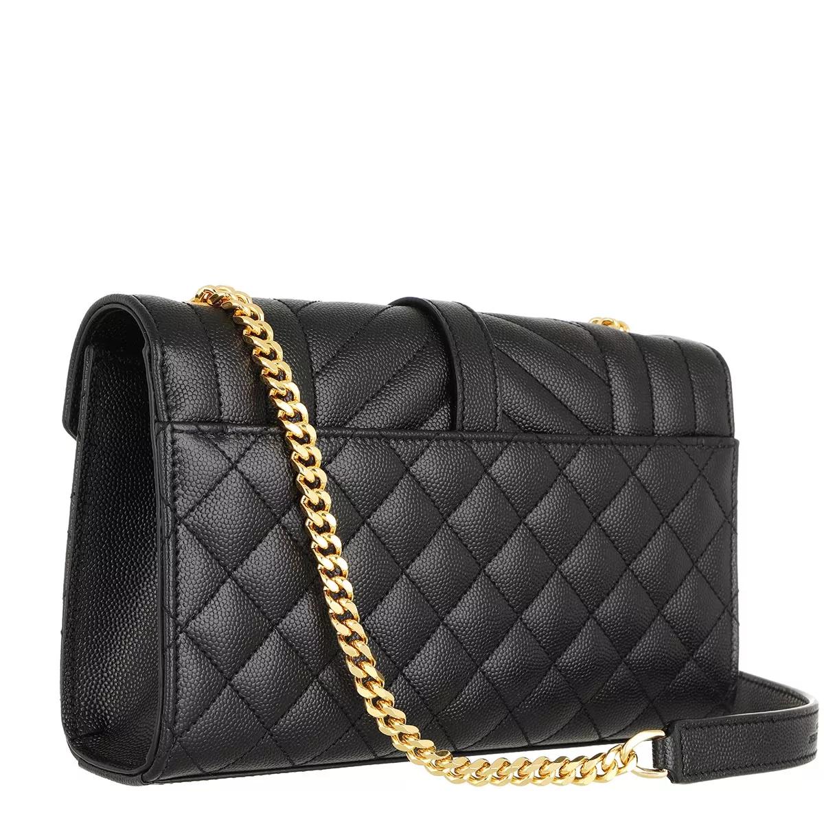 Saint Laurent Crossbody bags Small Monogramme Envelope Bag in zwart