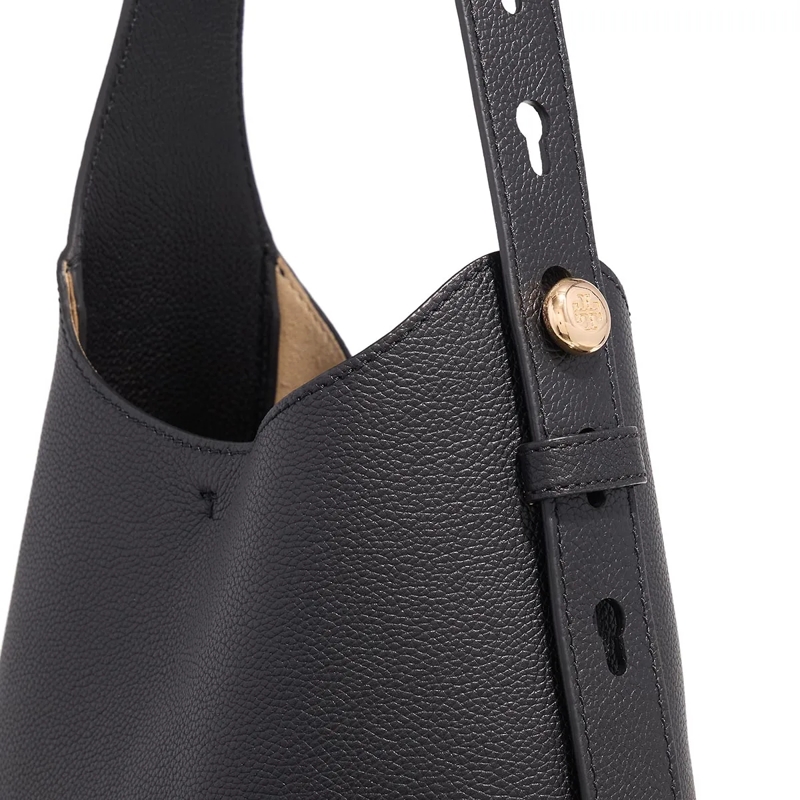 Tory Burch Hobo Bag Romy Small Hobo Bag Black(Image 4)