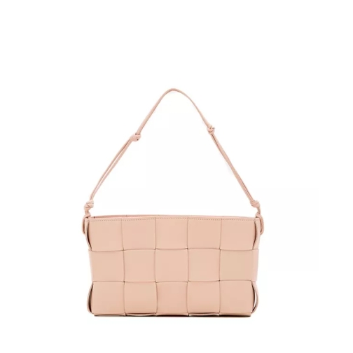 Bottega Veneta Cassette Pouch W/ Strap Leather Shoulder Bag Pink Axelremsväska