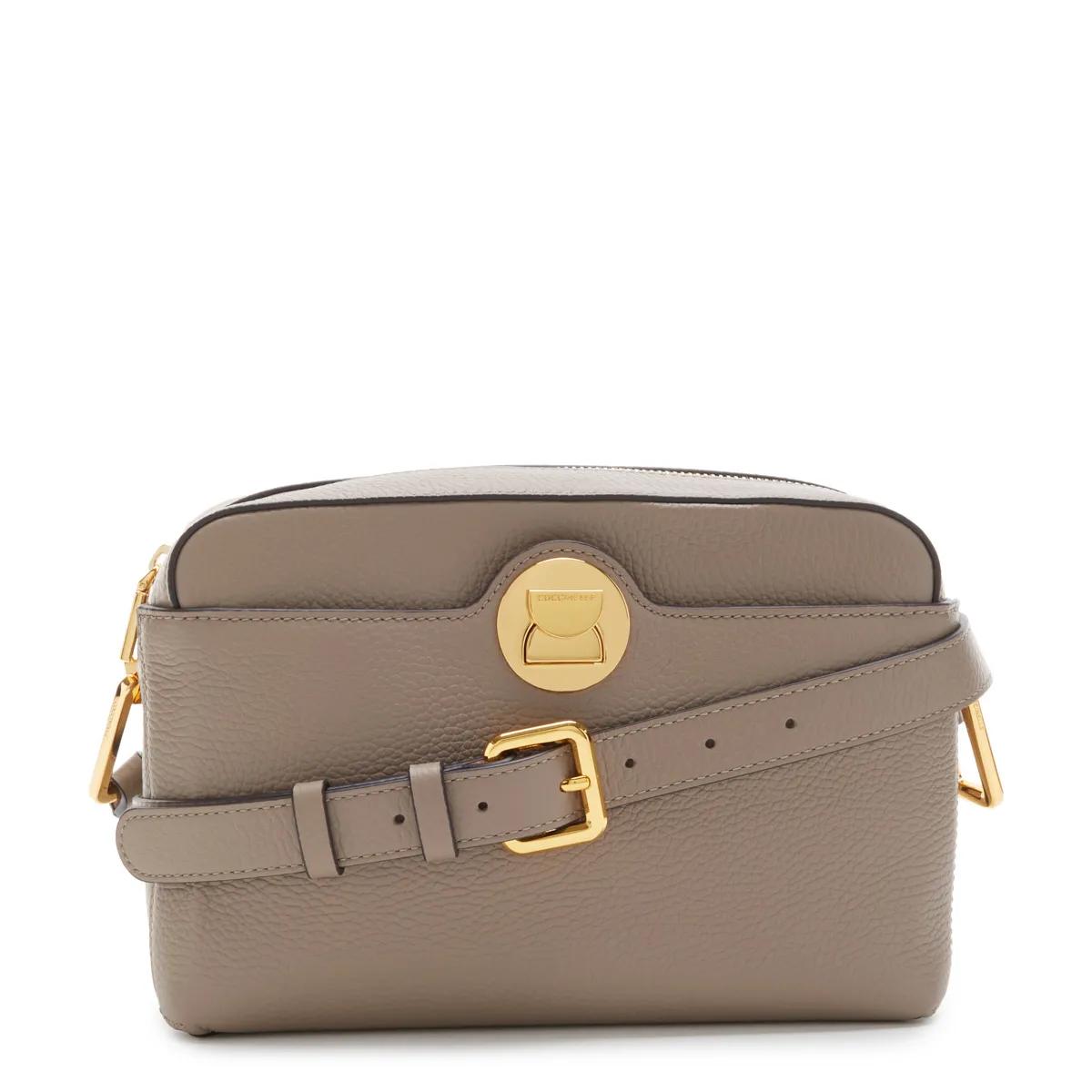 Coccinelle Crossbody Bags - Coccinelle Liya Taupe Leather Crossbody Bag E1MD01 - Gr. unisize - in Beige - für Damen