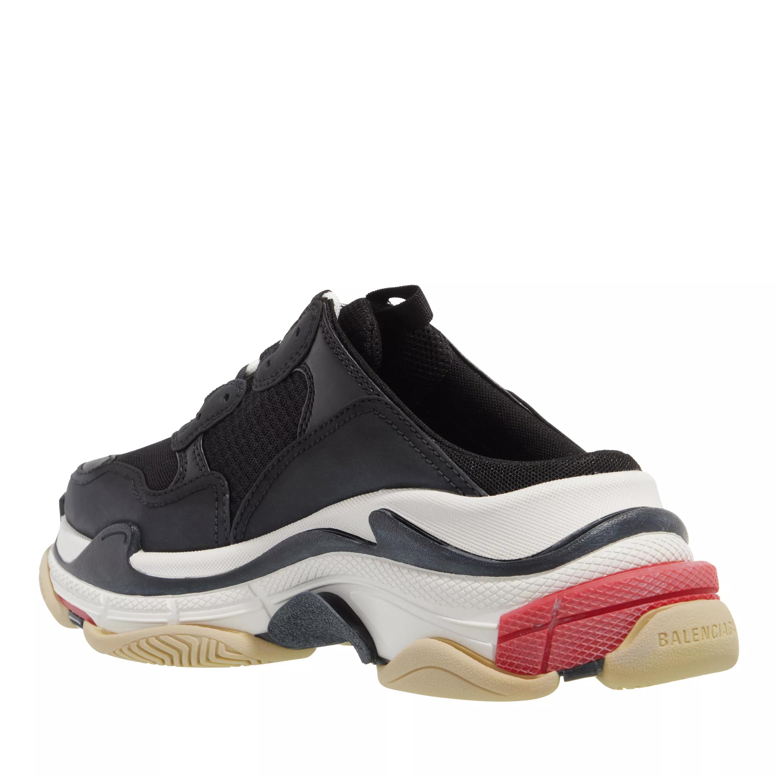 Triple s black hot sale red white