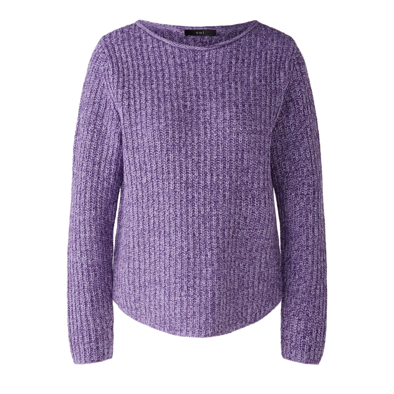 Oui Sweatshirt Pullover NAOLIN violett