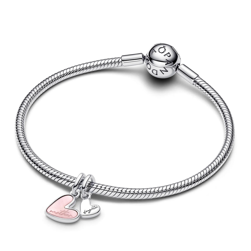Pandora Anhänger Teilbarer Mutter & Tochter Charm-Anhänger Sterling Silber(Image 5)