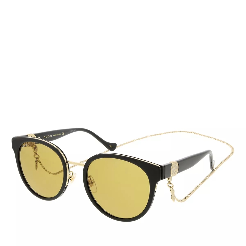 Gucci Sonnenbrille GG1027SK-003 56 Sunglass Woman Injection Black-Black-Brown