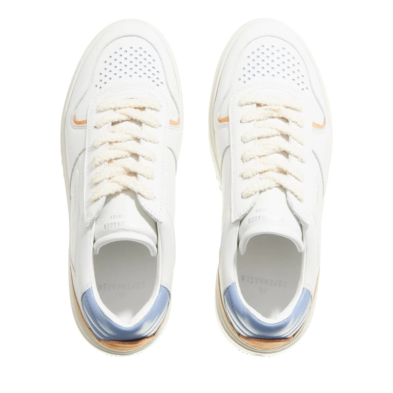 Copenhagen Low-Top-Sneaker CPH76 Leather Mix White/Light Blue(Image 4)
