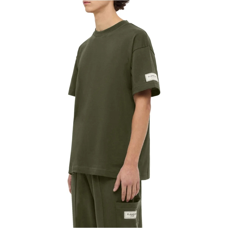 Flâneur T-Shirt Atelier T-Shirt | Khaki grün