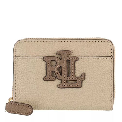 Lauren Ralph Lauren Logo Zip Wallet Small Farro/Truffle Portafoglio con cerniera
