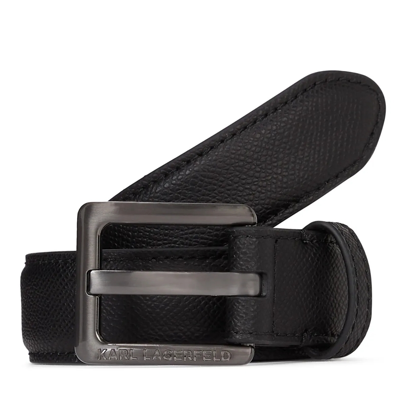 Karl Lagerfeld Gürtel K/ESSENTIAL LEDERGÜRTEL schwarz