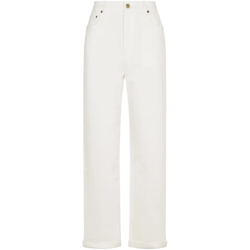 Golden Goose Jeans Golden W's Kim Dyed Bull Denim White