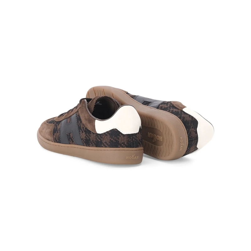Hogan Schnürschuhe Sneaker H647 aus Veloursleder braun(Image 3)