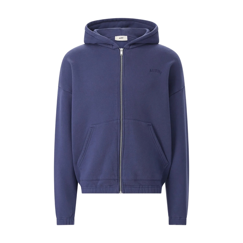 Autry International Veste de transition Sweatshirtjacke aus Baumwolle blau(Image 5)