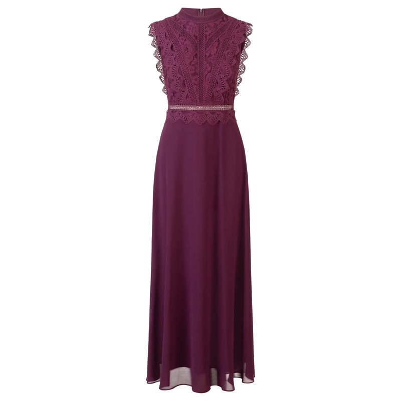 Apart Abendkleid Abendkleid dunkles violett