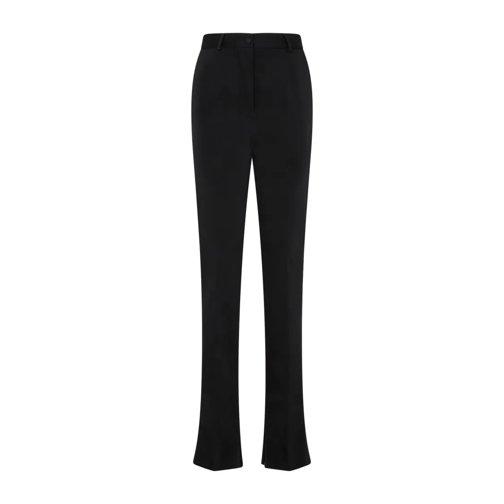 Dolce&Gabbana  Black Acetate Stretch Pants Black