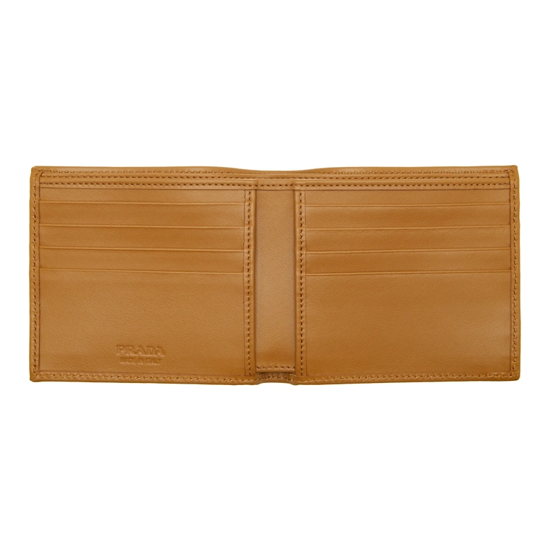 Prada Bi-Fold-Portemonnaie Re-Nylon Portmonnaie Sughero(Image 5)