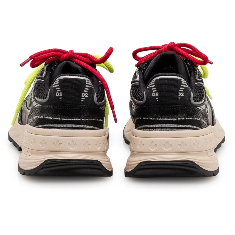 Dsquared2 Low-Top-Sneaker Sneaker Crackle con dettagli a contrasto schwarz(Image 3)