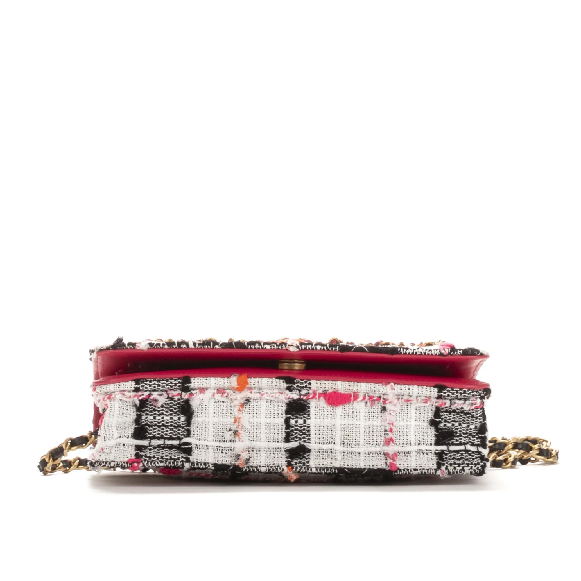 Thumbnail - Chanel Crossbody Bags - Tweed WOC - Gr. unisize - in Weiß - für Damen