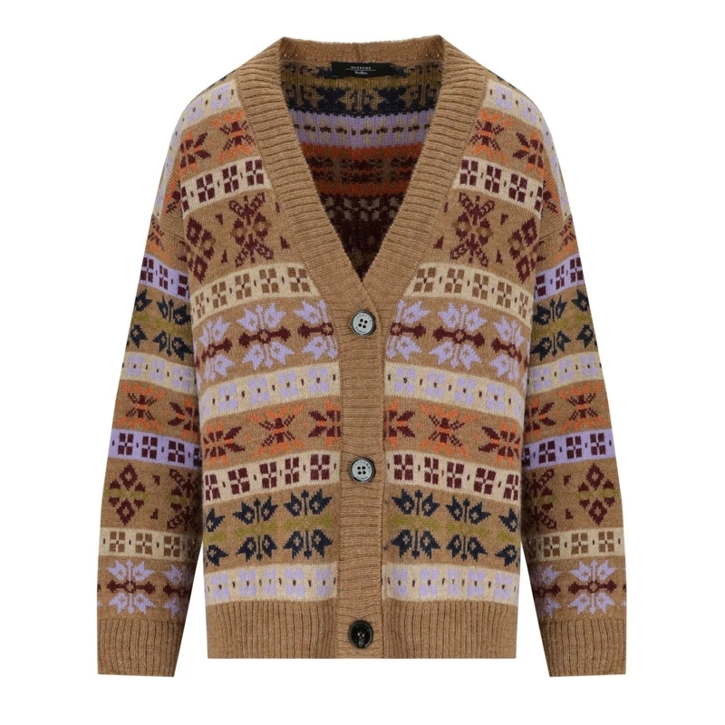 Max Mara Cardigan Eccelso Nocciola Cardigan Brown