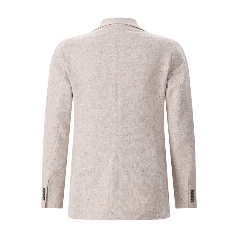 Tagliatore Blazer Sakko aus Baumwollmix braun(Image 6)
