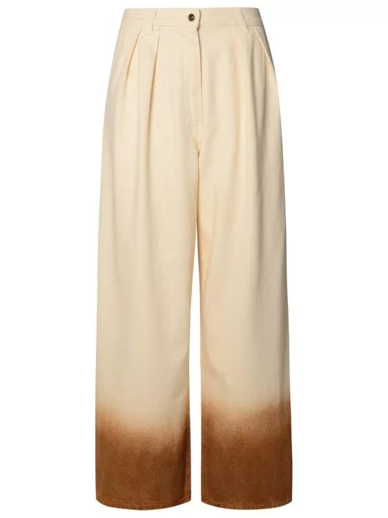 Alanui - Cream Cotton Pants - Größe 26 -