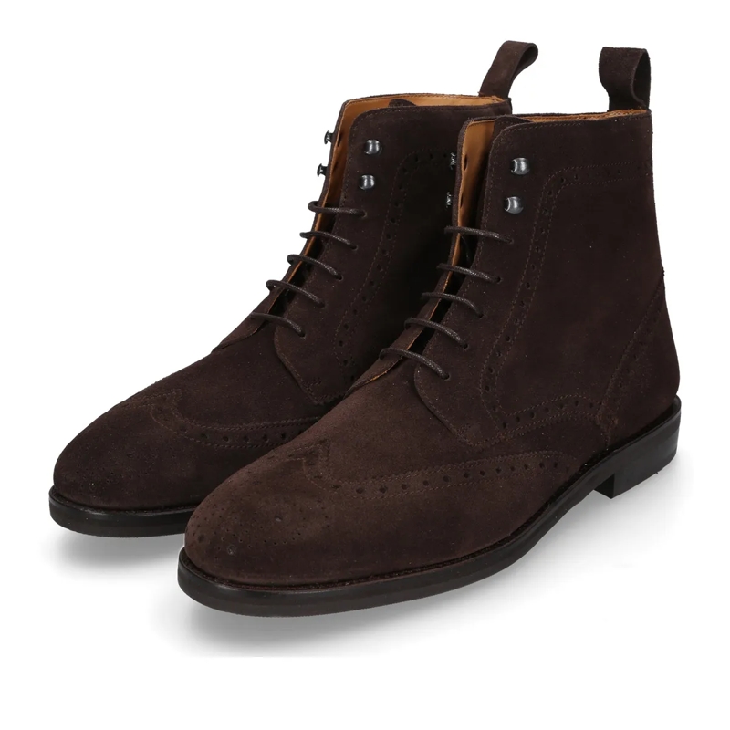 Henry Stevens Schnürstiefel Schnürboots Winston FBDB2- Verzierter Derby Boot dunkel-braun(Image 2)