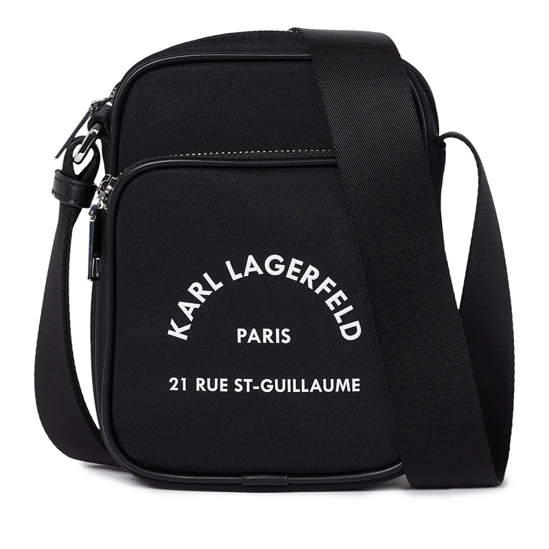 Karl Lagerfeld Crossbody Bag RUE ST-GUILLAUME UMH�NGETASCHE AUS NYLON schwarz