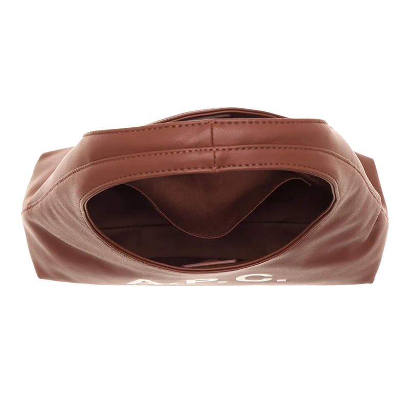 A.P.C. Hobo Bag Baby Ninon Shoulder Cad Hazelnut(Image 5)