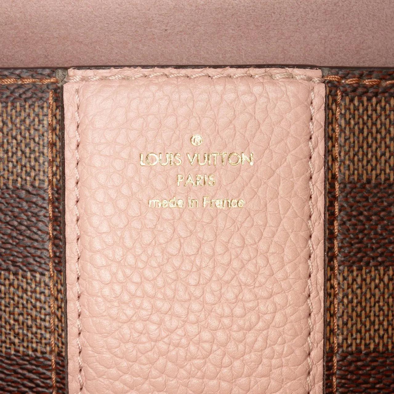 Thumbnail - Louis Vuitton Hobo Bags - Damier Ebene Cuir Taurillon Wight - Gr. unisize - in Braun - für Damen