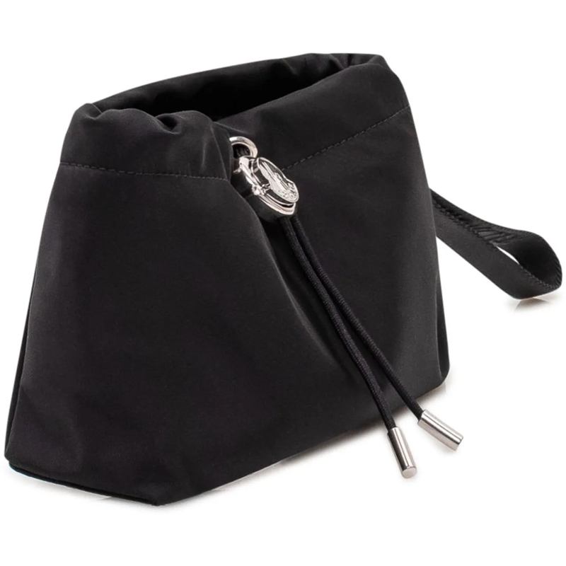 Moncler Clutch Pouch in Nylon con Coulisse e Logo schwarz(Image 2)