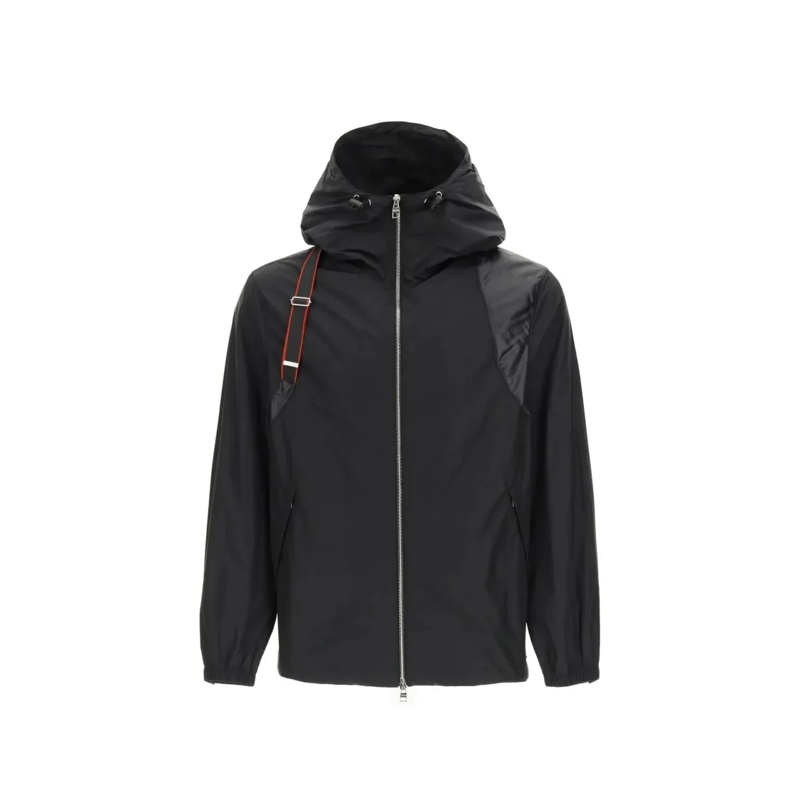 Alexander McQueen Parka Harness Windbreaker Black